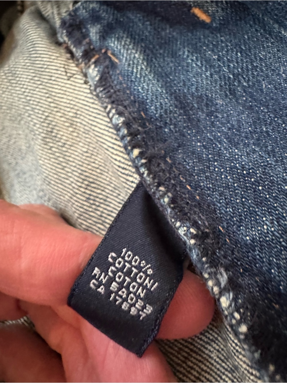 Banana Republic Women's Blue Denim Straight Leg Jeans - size 8 - Picture 5 of 8